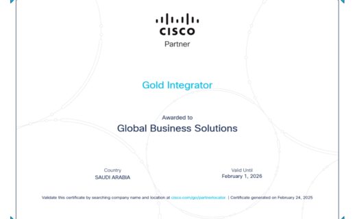 GLOBAL_BUSINESS_SOLUTIONS_Gold_Integrator_2_24_2025_ PR_GBS Continues Its Legacy as a Cisco Gold Integrator for Over a Decade
